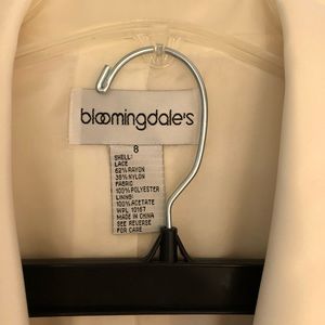 Ladies Ivory Tuxedo Suit